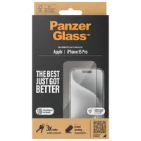 PanzerGlass Ultra Wide Glass Screen Protector for iPhone 15 Pro
