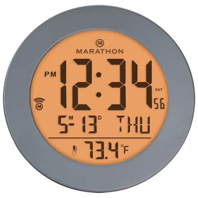 Marathon Round Atomic Alarm Clock