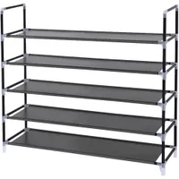 Boutique Home 5-Shelf Shoe Rack Bench