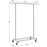 Boutique Home HSR13S Expandible Coat/Garment Rack