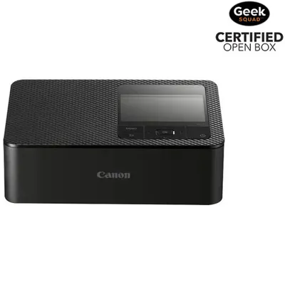 Open Box - Canon SELPHY CP1500 Wireless Compact Photo Printer - Black