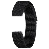 Bracelet en tissu Feather pour Galaxy Watch de Samsung - Moyen/Grand - Noir