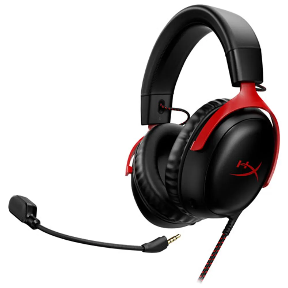 HyperX Cloud III Gaming Headset - Black/Red