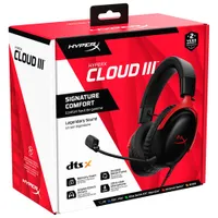 HyperX Cloud III Gaming Headset - Black/Red