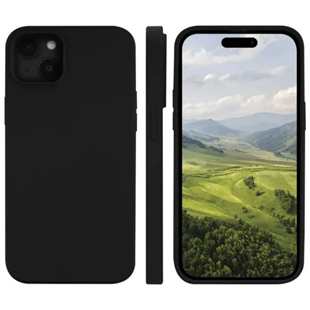 Dbramante1928 Monaco Fitted Hard Shell Case with MagSafe for iPhone 15 - Black