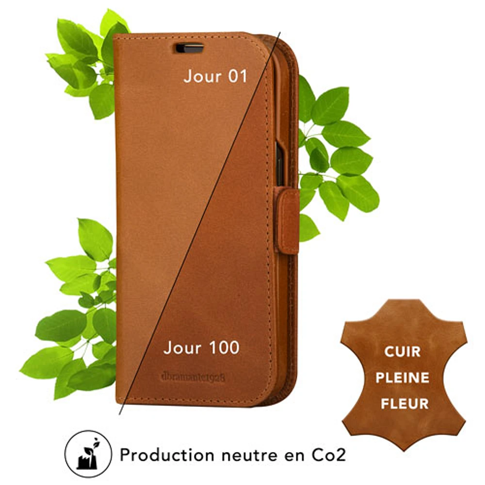 Dbramante1928 Lynge 2-in-1 Wallet Case for iPhone 15 - Tan