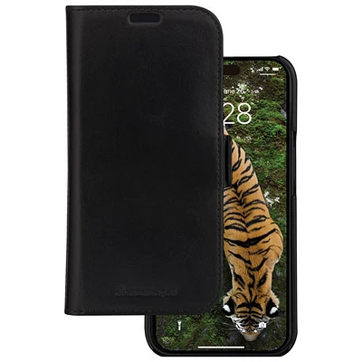 Dbramante1928 Lynge 2-in-1 Wallet Case for iPhone 15 Pro Max - Black