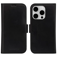 Dbramante1928 Lynge 2-in-1 Wallet Case for iPhone 15 Pro Max - Black