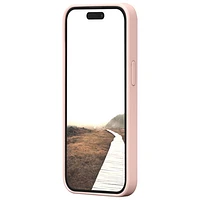 Dbramante1928 Monaco Fitted Hard Shell Case with MagSafe for iPhone 15 Pro - Pink Sand