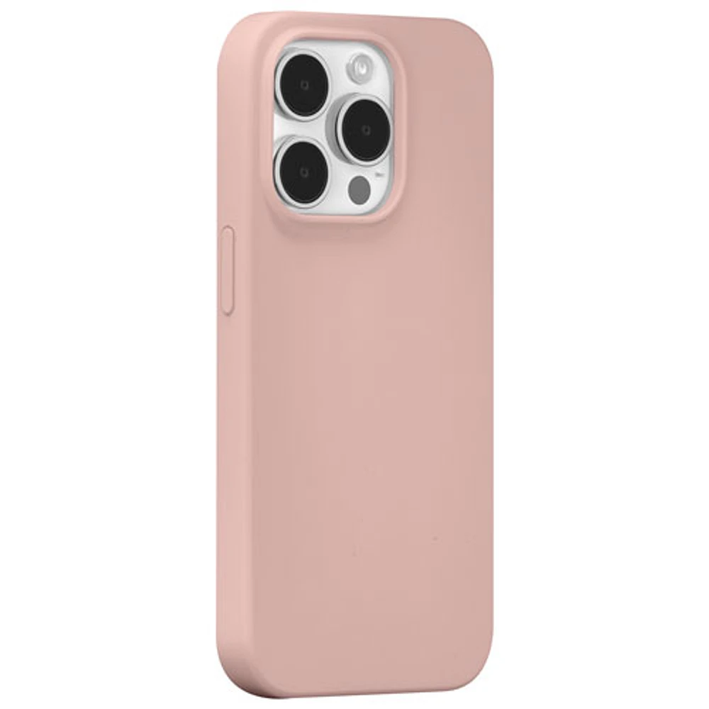 Dbramante1928 Monaco Fitted Hard Shell Case with MagSafe for iPhone 15 Pro - Pink Sand