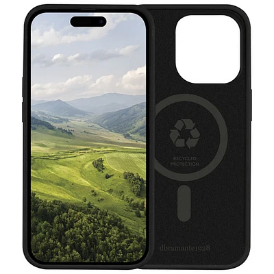 Dbramante1928 Monaco Fitted Hard Shell Case with MagSafe for iPhone 15 Pro - Black