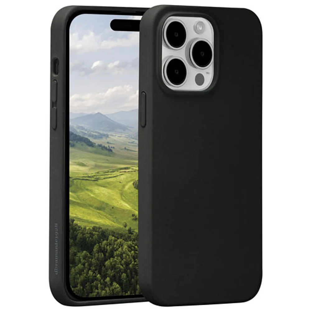 Dbramante1928 Monaco Fitted Hard Shell Case with MagSafe for iPhone 15 Pro - Black