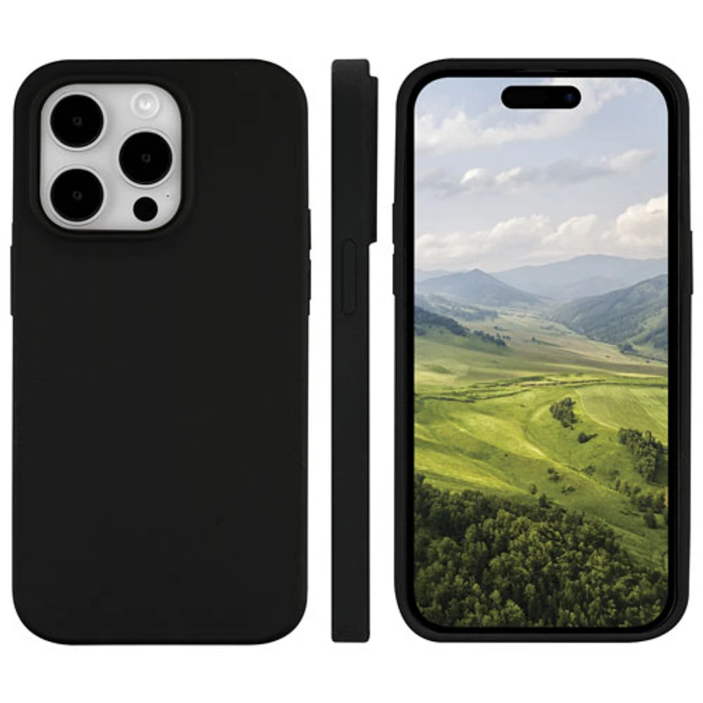 Dbramante1928 Monaco Fitted Hard Shell Case with MagSafe for iPhone 15 Pro - Black