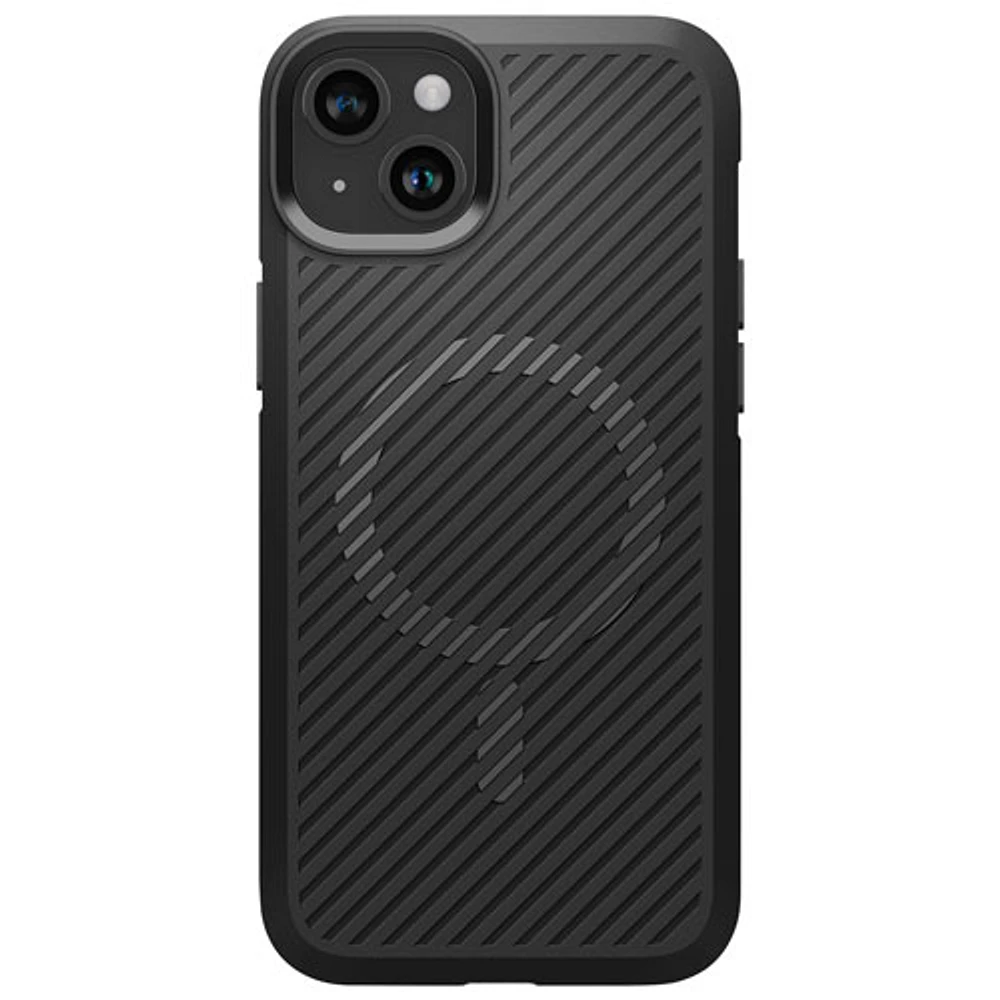 Spigen Core Armor Magfit Fitted Soft Shell Case with MagSafe for iPhone 15 - Matte Black