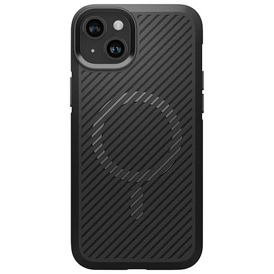 Spigen Core Armor Magfit Fitted Soft Shell Case with MagSafe for iPhone 15 - Matte Black