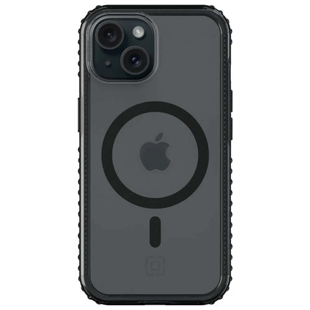 Incipio Grip Fitted Hard Shell Case with MagSafe for iPhone 15/14/13 - Black/Clear