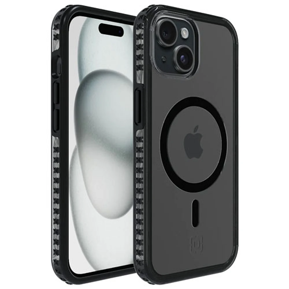 Incipio Grip Fitted Hard Shell Case with MagSafe for iPhone 15/14/13 - Black/Clear