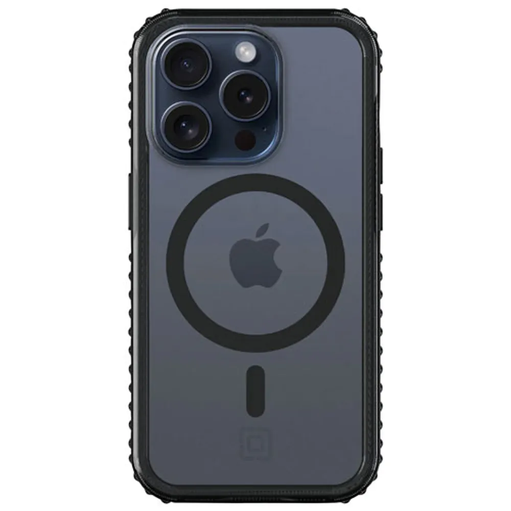 Incipio Grip Fitted Hard Shell Case with MagSafe for iPhone 15 Pro - Black/Clear