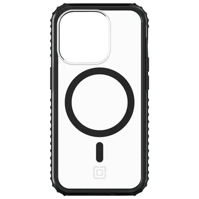 Incipio Grip Fitted Hard Shell Case with MagSafe for iPhone 15 Pro Max - Black/Clear