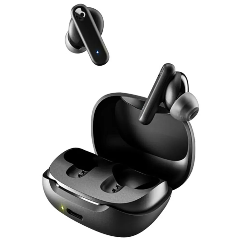 Écouteurs boutons 100 % sans fil à isolation sonore Smokin Buds de Skullcandy - Noir