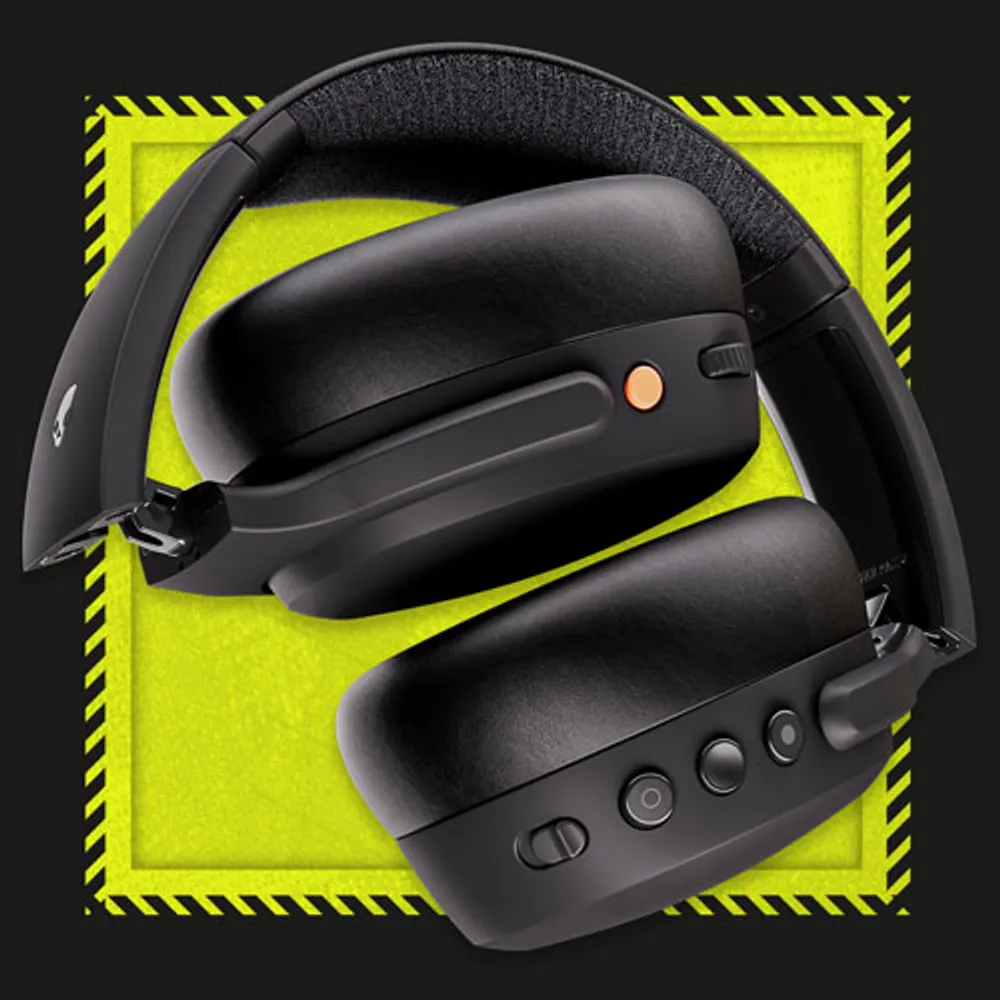 Skullcandy Crusher Evo Over-Ear Sound Isolating Bluetooth Headphones -  Black