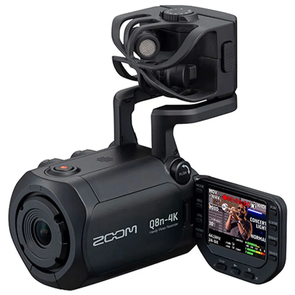 Zoom Q8n-4K All-in-One Recorder (ZQ8N4K) - Black