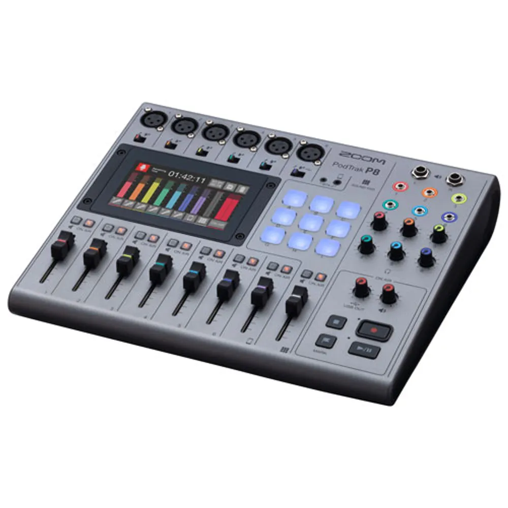 Zoom Pod Track P8 6-Channel Podcast Mixer (ZP8)