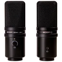 Ensemble avec microphone USB pour baladoémissions ZUM-2PMP de Zoom - Noir