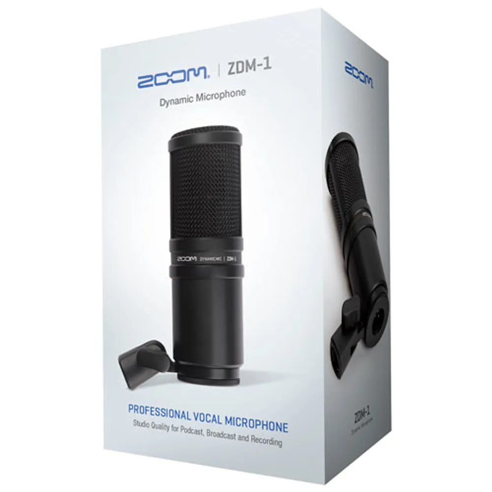 Microphone dynamique ZDM1 de Zoom - Noir