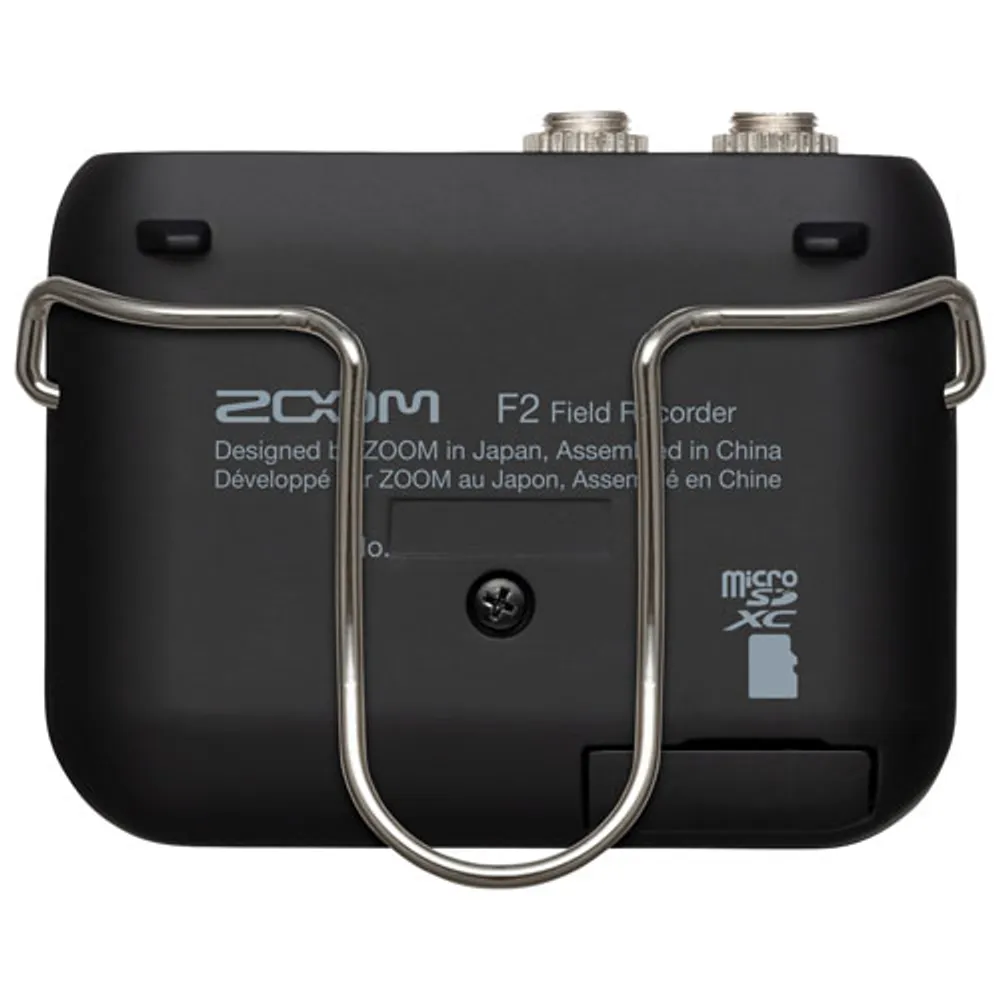 Zoom F2-BT Lavalier Compact Field Bluetooth Recorder (ZFTBT) - Black