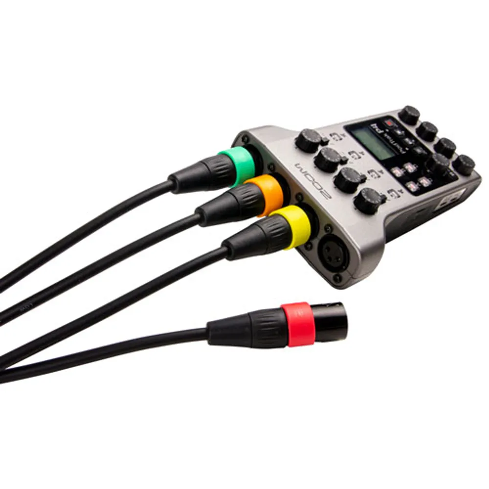 Zoom XLR-6C Microphone Cable Colour ID Rings (ZXLR6C)