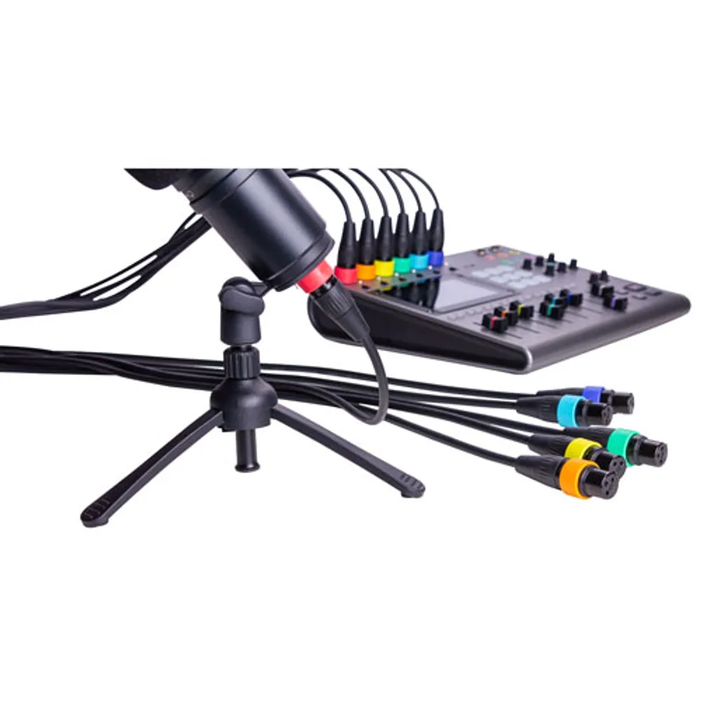 Anneaux chromocodés pour câble de microphone XLR-6C de Zoom (ZXLR6C)