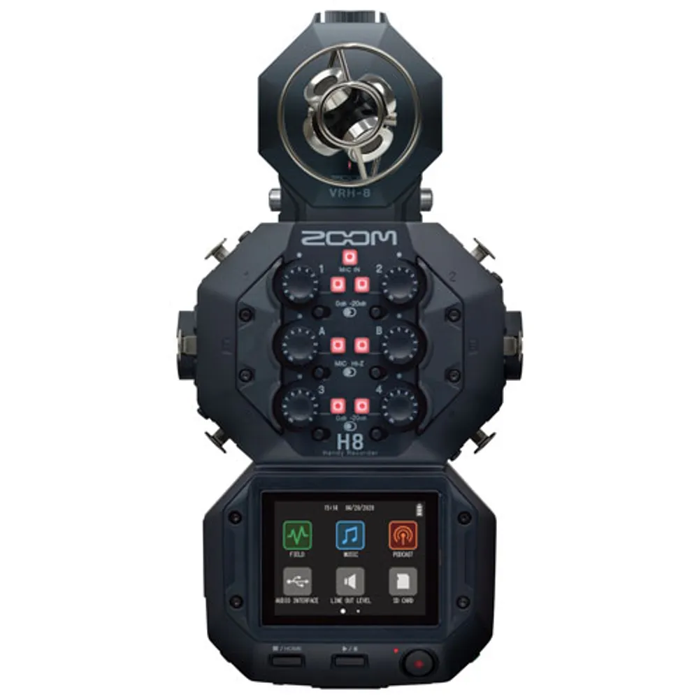 Zoom VRH-8 Ambisonics VR Micophone Capsule for the Zoom H8 (ZVRH8) - Black