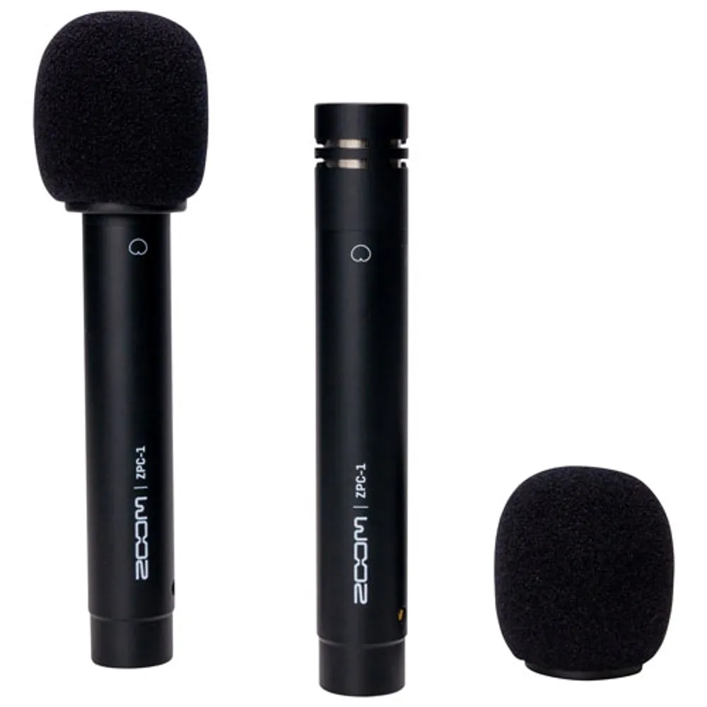 Zoom ZPC-1 Pencil Condenser Microphones (ZPC1) - Black