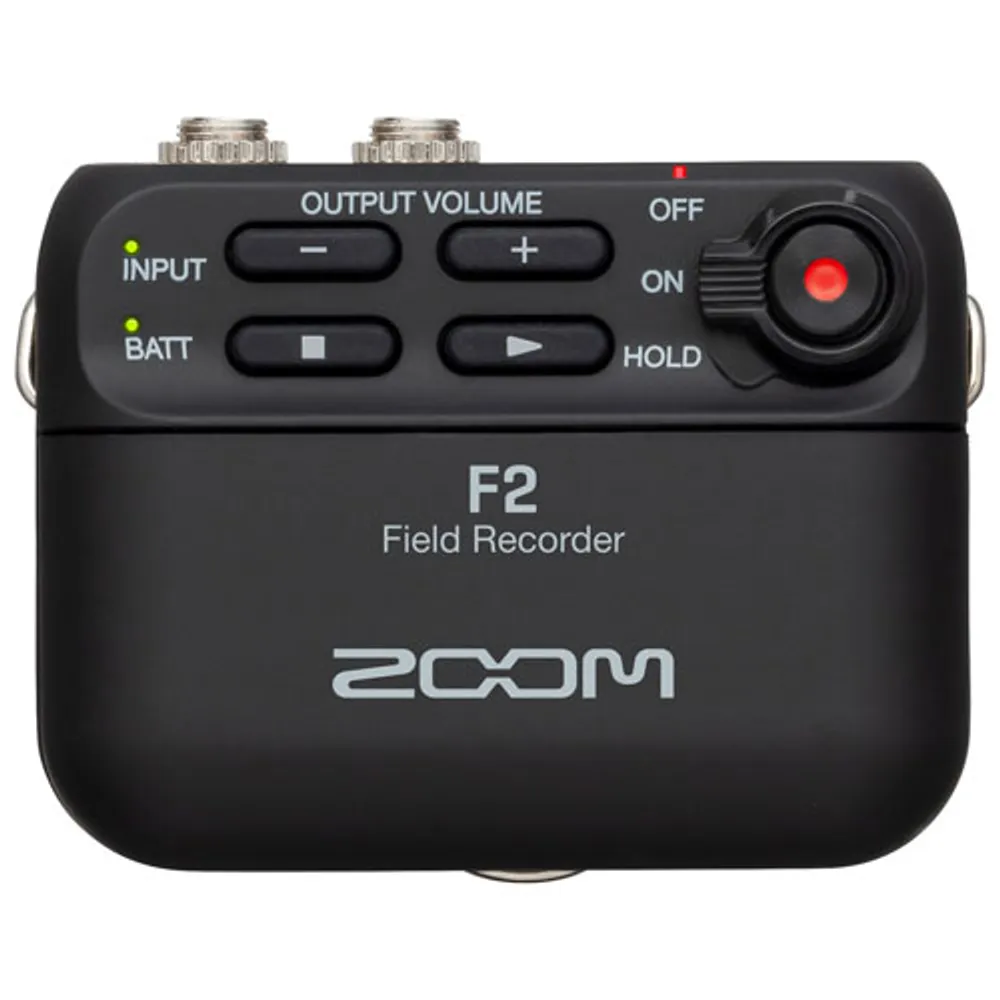 Zoom F2 Lavalier Compact Field Recorder (ZF2) - Black