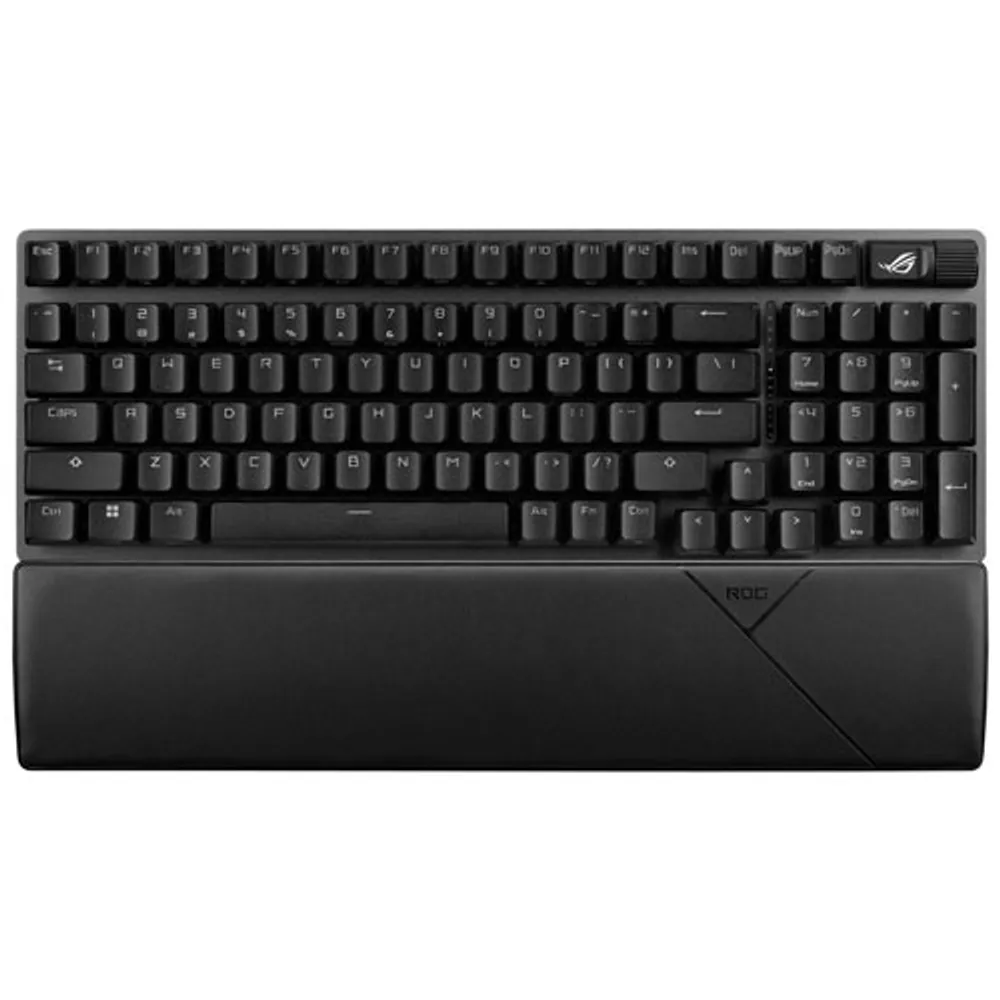 Clavier de jeu Bluetooth mécanique rétroéclairé NX Snow ROG Scope II 96 d'ASUS - Noir