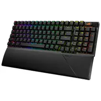 Clavier de jeu Bluetooth mécanique rétroéclairé NX Snow ROG Scope II 96 d'ASUS - Noir