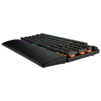 Clavier de jeu Bluetooth mécanique rétroéclairé NX Snow ROG Scope II 96 d'ASUS - Noir