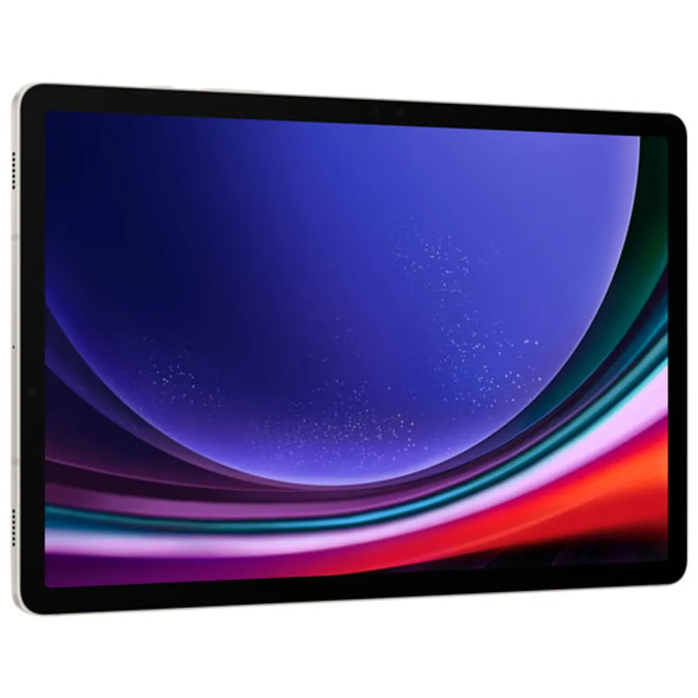 Tablette S9 11 po 256 Go Android Galaxy Tab de Samsung à processeur Snapdragon 2e génération - Beige - Partenaire de détail exclusif