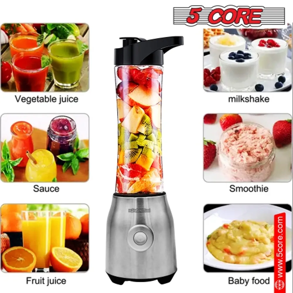 5 CORE Personal Blender for Shakes and Smoothies Portable Blender