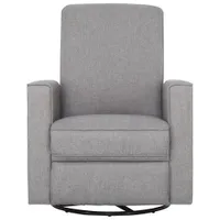 Fauteuil coulissant inclinable électrique en tissu EZ Fabric de Kidiway - Granite