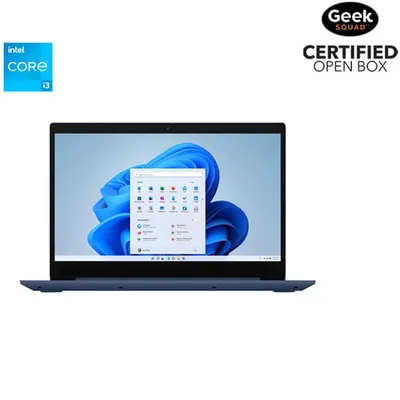 Open Box - Lenovo IdeaPad 3 15.6" Laptop - Abyss Blue (Intel Core i3-1115G4/512GB SSD/8GB RAM/Windows 11)