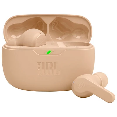 JBL Vibe Beam In-Ear Sound Isolating True Wireless Earbuds - Beige