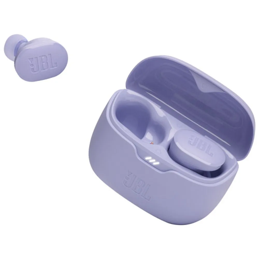 Écouteurs boutons 100 % sans fil à suppression du bruit Tune Beam de JBL - Violet