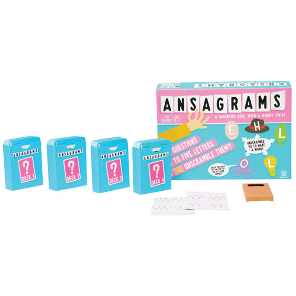 Ansagrams Card Game - English