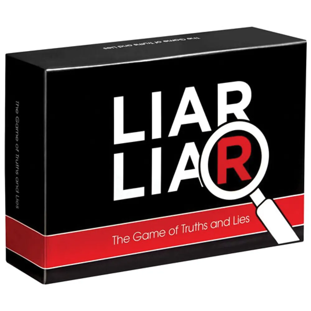 Liar Liar Card Game - English