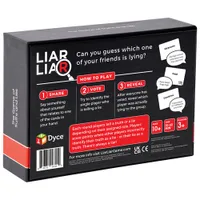 Liar Liar Card Game - English