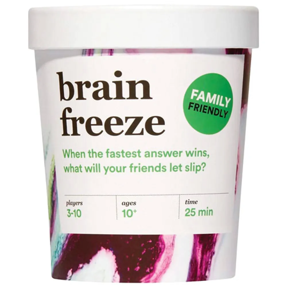 Brain Freeze: Family Friendly Edition Card Game - English