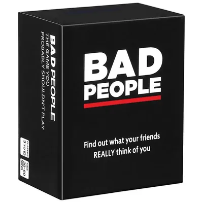Bad People Card Game - English
