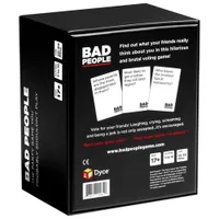 Bad People Card Game - English